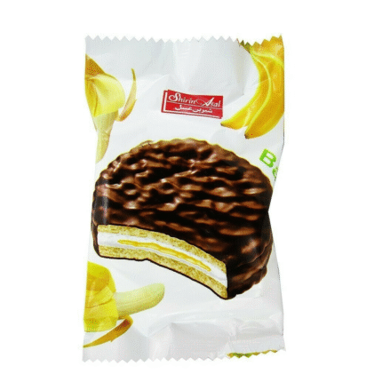 شوکو بیسکویت موز ۲۵ گرمی شیرین عسل